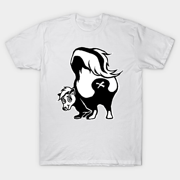 Skunk T-Shirt by NewSignCreation